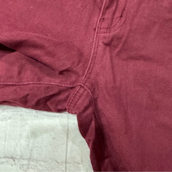 EARL JEANS “skinny ankle” fit Women’s  Burgundy Skinny Jeans size 2 GUC - Picture 13 of 16